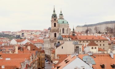 bird's-eye view photography of town