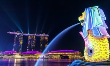 Singapore Lion fountain