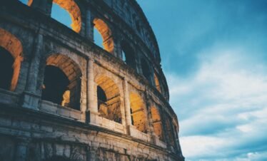 architectural photography of brown ruins