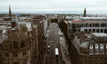 high-angle photography of busy city during daytime