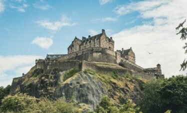 gray concrete castle