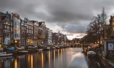 structures near body of water