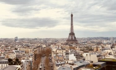 aerial photography of Eiffel Tower