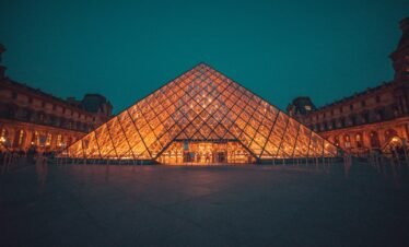 The Louvre Museum during night